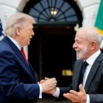 Lula chega à Casa Branca para encontro com Trump