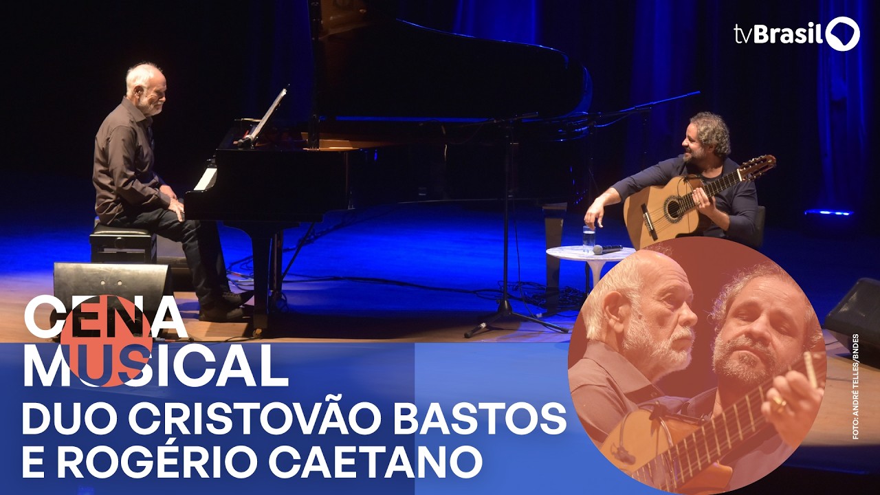 Cristovão Bastos e Rogério Caetano no Cena Musical