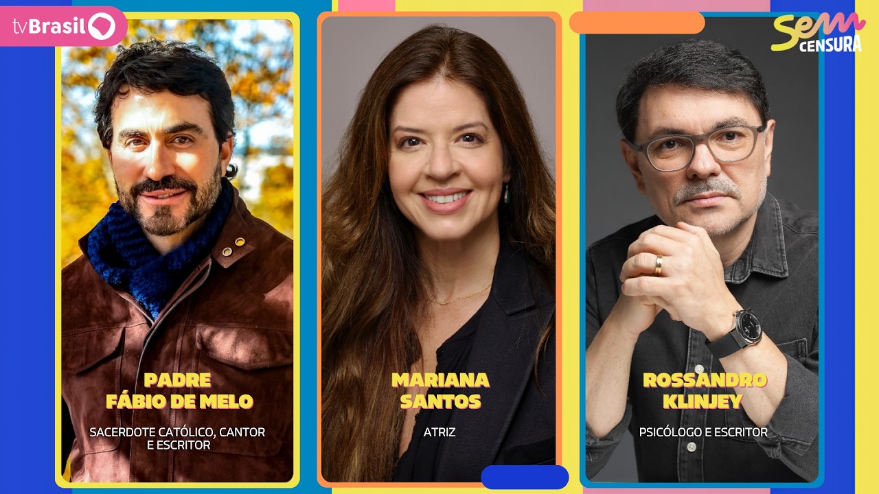 Padre Fábio de Melo é um dos convidados do programa