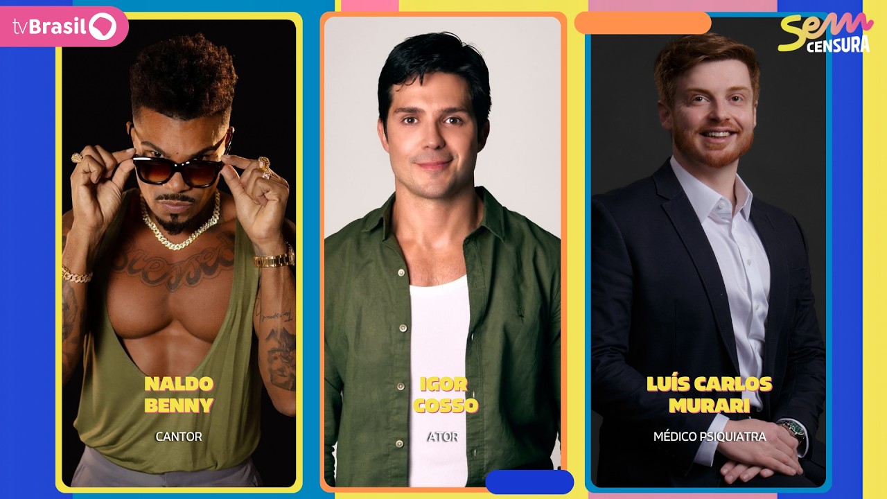 Programa recebe Naldo Benny, Igor Cosso e Luís Carlos Murari