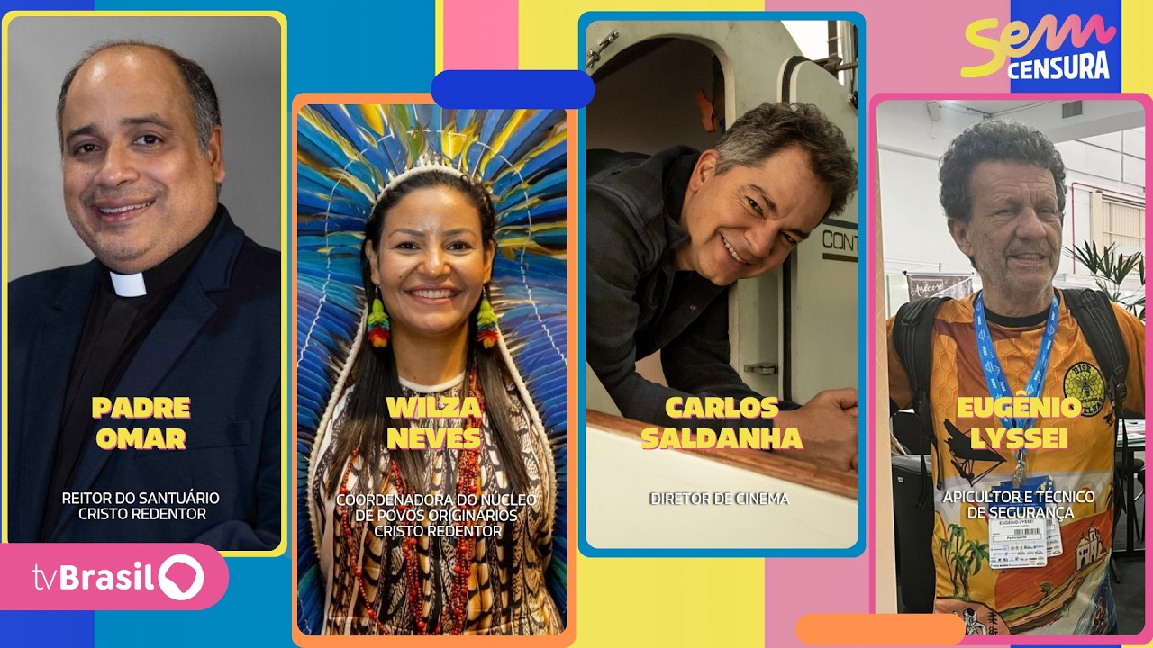 Sem Censura celebra o Cristo Redentor e recebe Carlos Saldanha